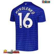 Camisa de Futebol Everton Vitaliy Mykolenko #16 Equipamento Principal 2025-26 Manga Curta